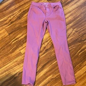 Old Navy Rockstar Super Skinny Size 8 Jeans Purple